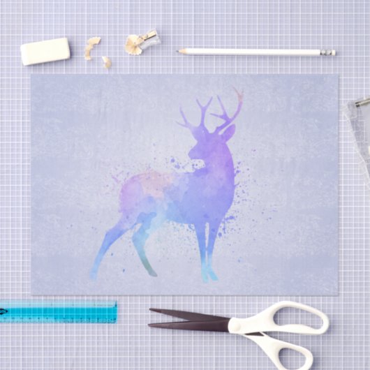 Waterverf Deer Tissuepapier (Craft)