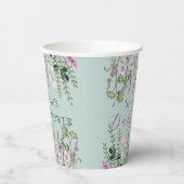 Waterverf Delicate Wildbloemen Bloemen Bloemen Bab Papieren Bekers (Links)