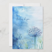 Waterverf Denken aan U Kaart (Voorkant)