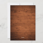 Waterverf dennenappel groen kersthout feestdagenkaart (Achterkant)