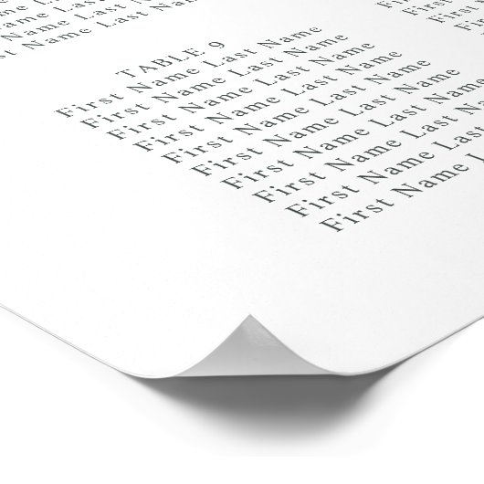 Waterverf dennenappels Winter bruiloft zitgrafiek Poster (Hoek)