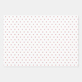 Waterverf dennenbomen rood groen strepen kerst inpakpapier vel (Voorkant 2)