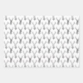 Waterverf der hoofden in verschillende kleuren inpakpapier vel (Voorkant 2)