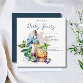 Waterverf Derby Party Mint Julep Kaart