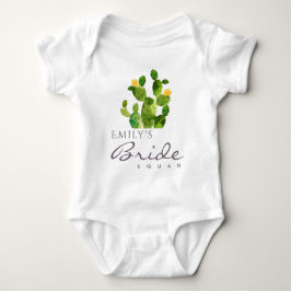WATERVERF DESERT CACTUS BRIDE SQUAD MONOGRAM ROMPER
