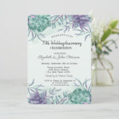 Waterverf Desert Cactus Bruiloft Jubileum Kaart (Staand voorkant)