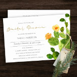 WATERVERF DESERT CACTUS FLORAL VRIJGEZELLENFEEST KAART<br><div class="desc">Als je nog meer aanpassingen of andere overeenkomende objecten nodig hebt,  kun je contact met me opnemen op yellowfebstudio@gmail.com</div>