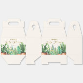 Waterverf Desert Cactus Garden Baby shower Bedankdoosjes (Ongevouwen)