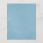 Waterverf Desert Cactus Succulents Wedding Invite Flyer (Achterkant)