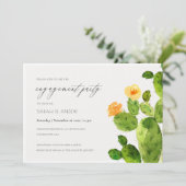 WATERVERF DESERT CACTUS-VERLOVING KAART (Staand voorkant)