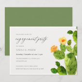 WATERVERF DESERT CACTUS-VERLOVING KAART (Voorkant / Achterkant)