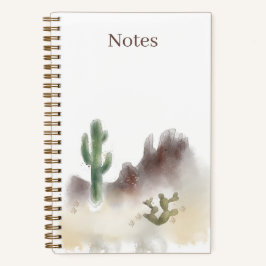 Waterverf Desert Notitieboek | 5.5 x 8.5 | college