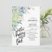 Waterverf Desert Succulenten Stippen Kaart (Staand voorkant)