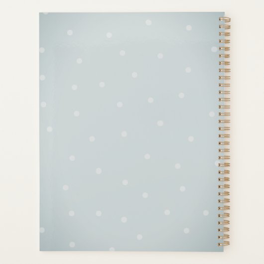 Waterverf Desert Succulenten Stippen Planner (Achterkant)