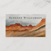Waterverf Desert Visitekaartje (Voorkant)