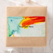 Waterverf Design Aangepaste labels (Insitu)