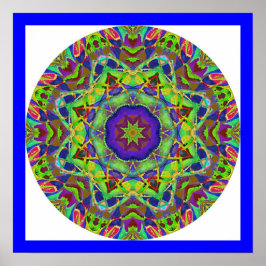 Waterverf Design Mandala Poster.3 Poster