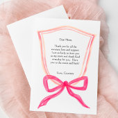 Waterverf design Moederdag Kaart BESTE MAMA OOIT