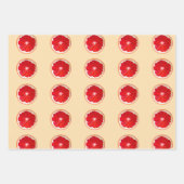 Waterverf design van citrusvruchten inpakpapier vel (Voorkant 3)