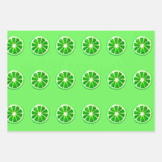 Waterverf design van citrusvruchten inpakpapier vel (Voorkant 2)