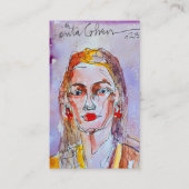 Waterverf Design Visitekaartjes Modern (Voorkant)