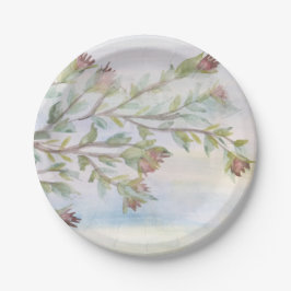 waterverf designer papier borden papieren bordje