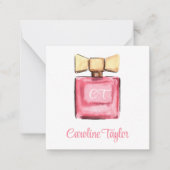Waterverf Designer Parfum Gift Enclosure Notitiekaartje (Voorkant)
