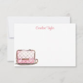 Waterverf Designer portemonnee handtas gepersonali Bedankkaart (Voorkant)