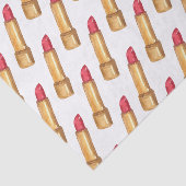 Waterverf Designer Rood Lipstick Tissue Papier (Detail)