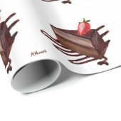 Waterverf dessert Baker Cadeaupapier (Rol Hoek)