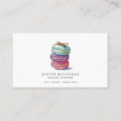 Waterverf Dessert Caterer Baker Pastry Chef Visitekaartje (Voorkant)