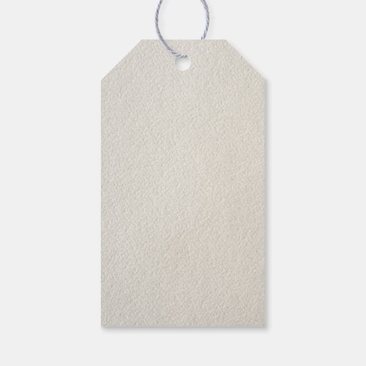 Waterverf Deur en Kerstboom Gift Labels Cadeaulabel (Achterkant)