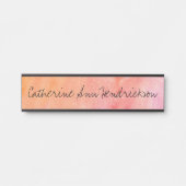 Waterverf Deurbordje (Voorkant)