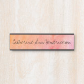 Waterverf Deurbordje (Voorkant)