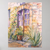 Waterverf  deuropening Poster (Voorkant)