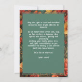 💀🎉 Waterverf Día de Muertos wenskaart (Achterkant)