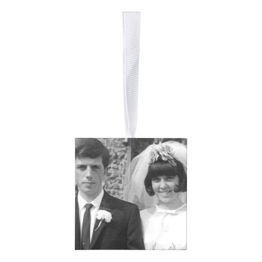 Waterverf diamanten hart 60e Jubileum foto Decoratie (Rechts)