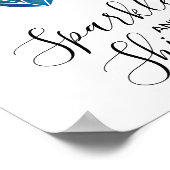 Waterverf Diamond-Inspirerend voor muggen en ganti Poster (Hoek)