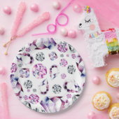 Waterverf Diamond Pareltjes Party Paper Borden Papieren Bordje (Feest)