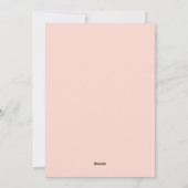 Waterverf Diamond Peach roze Paars Agate Feestdagenkaart (Achterkant)