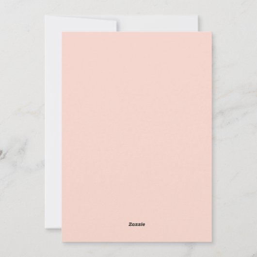 Waterverf Diamond Peach roze Paars Agate Feestdagenkaart (Achterkant)