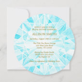 Waterverf Diamond Vrijgezellenfeest Kaart (Achterkant)