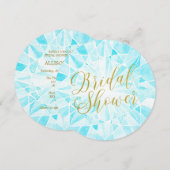 Waterverf Diamond Vrijgezellenfeest Kaart (Voorkant / Achterkant)