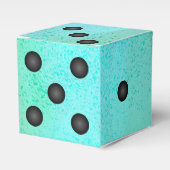 Waterverf Dice of Die Wedding Party Favoriet Box Bedankdoosjes (Voorkant Zijde)