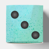 Waterverf Dice of Die Wedding Party Favoriet Box Bedankdoosjes (Bovenkant)