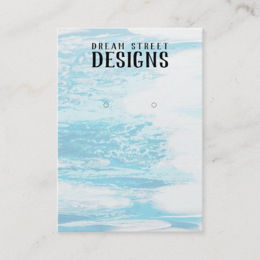 Waterverf die beeldscherm Kaart verdient Visitekaartje (Voorkant)