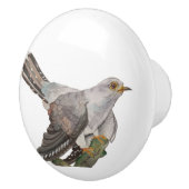 Waterverf die een koekoek schildert keramische knop (Rechts)