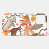 Waterverf die herfstbossen schildert met achtergro Case-Mate iPhone case (Achterkant (horizontaal))
