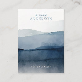 Waterverf die Visitekaartje voor beeldscherm verdi