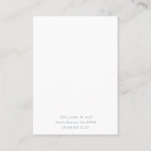 Waterverf die Visitekaartje voor beeldscherm verdi (Achterkant)